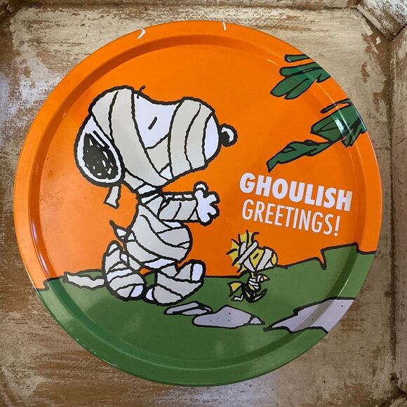 Peanuts Mummy Snoopy Tin Halloween collectible - Picture 1 of 6